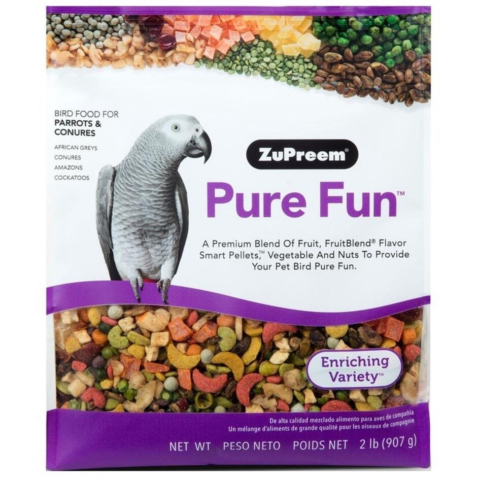 ZUPREEM PURE FUN PARROTS &amp; CONURE