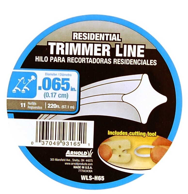 WLS-H65 TRIMMER LINE .065X220FT