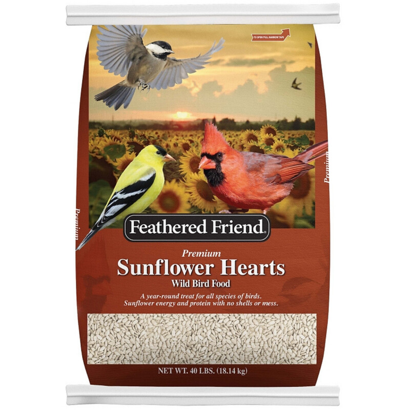 SUNFLOWER HEARTS/KERNELS 40LB