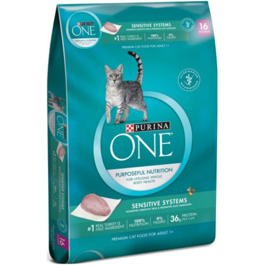 ONE CAT SENSITIVE SKIN AND STOMACH 16LB
