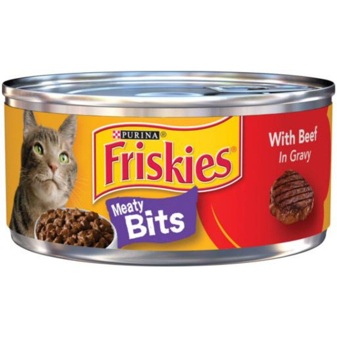 FRISKIES BEEF MEATY BITS 5.5OZ
