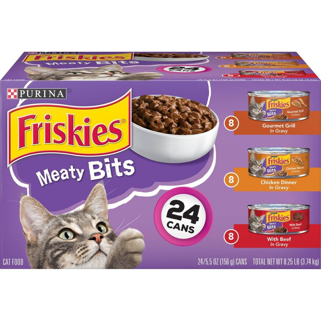 FRISKIES MEATY BITS VARIETY 24/5.5OZ