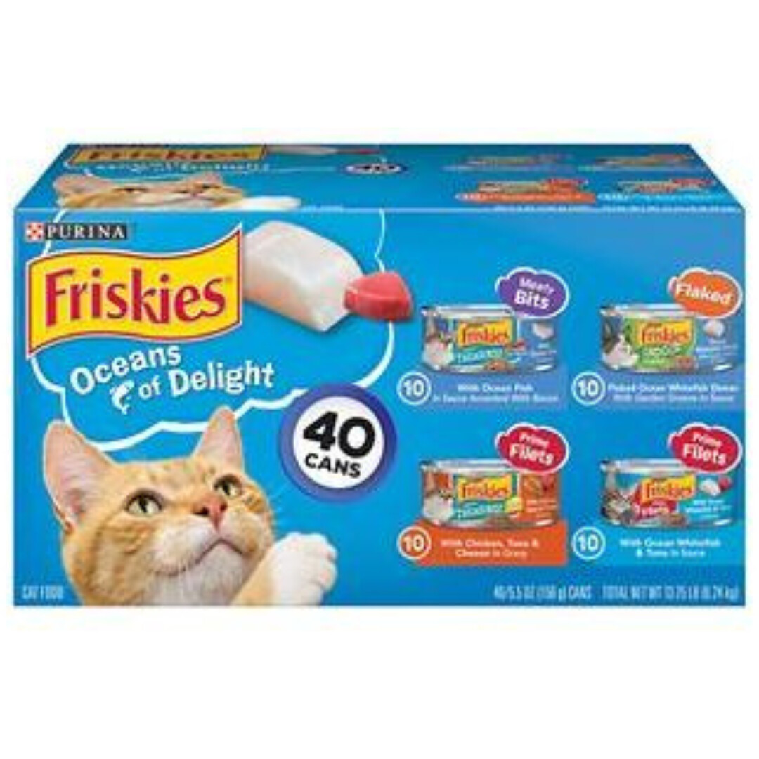 FRISKIES OCEANS OF DELIGHT VARIETY 40/5.5OZ