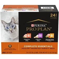 PRO PLAN CAT VARIETY PACK 24/3OZ