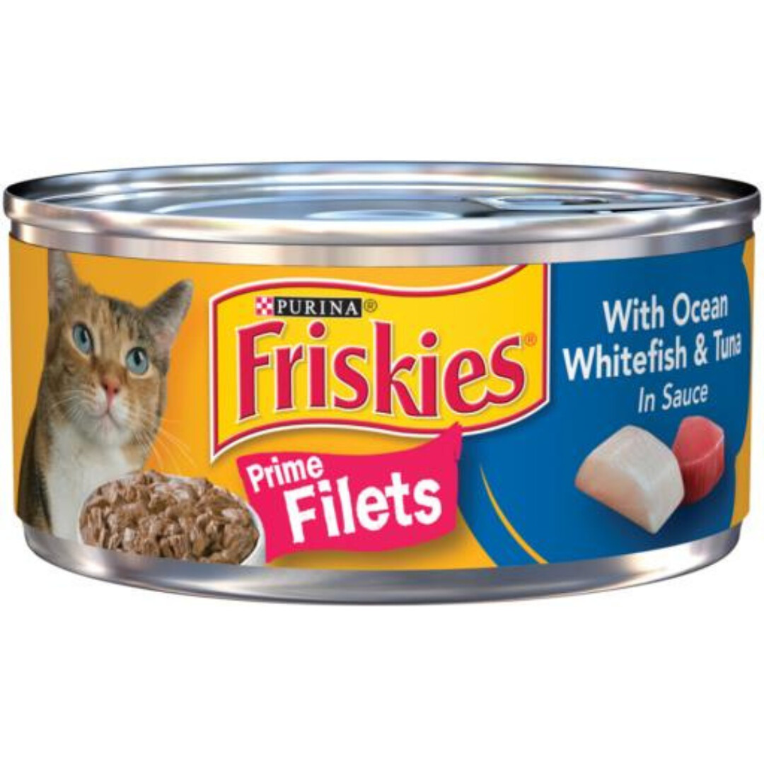 FRISKIES WHITEFISH &amp; TUNA PRIME FILETS 5.5OZ
