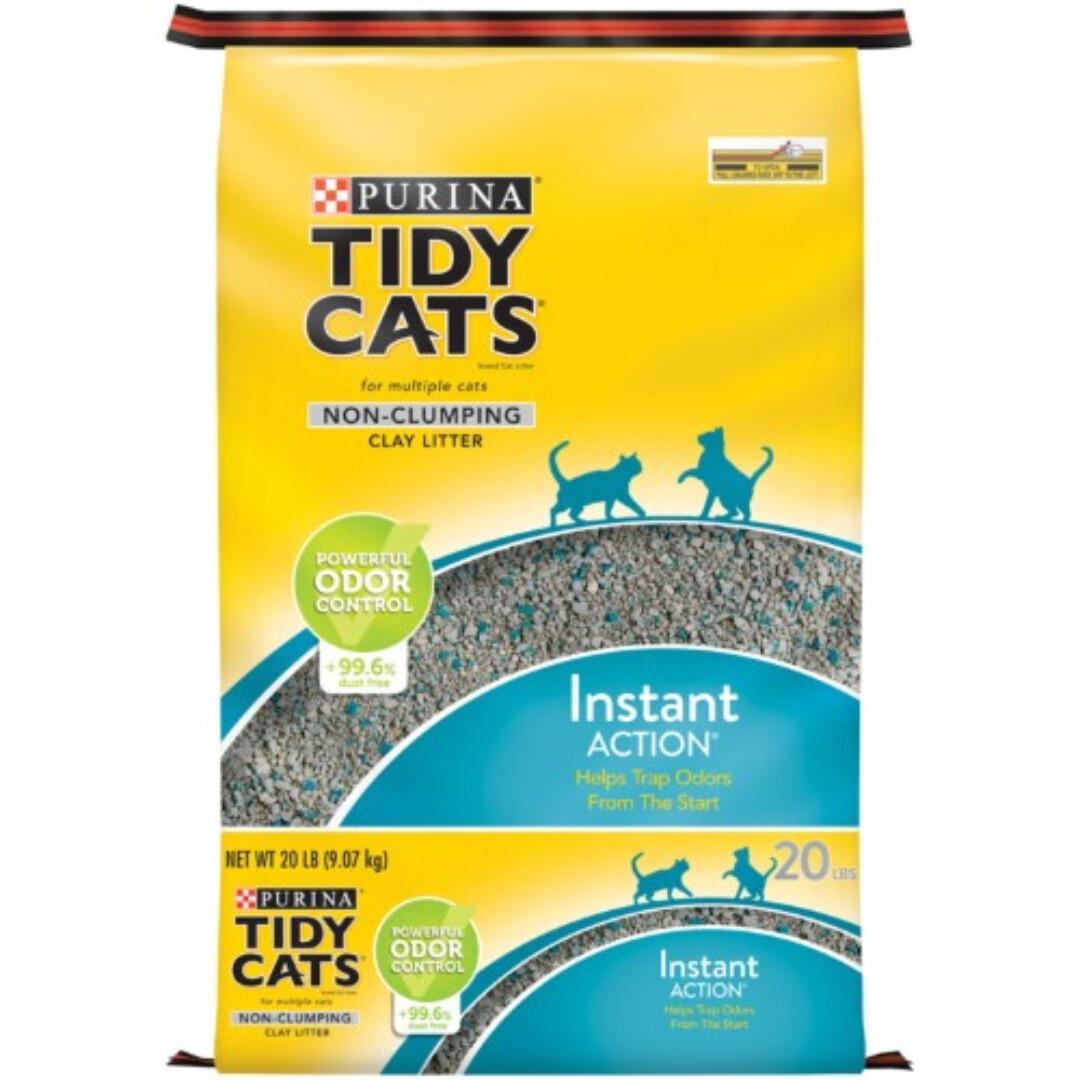 TIDY CATS INSTANT ACTION NON-CLUMPING 20LB