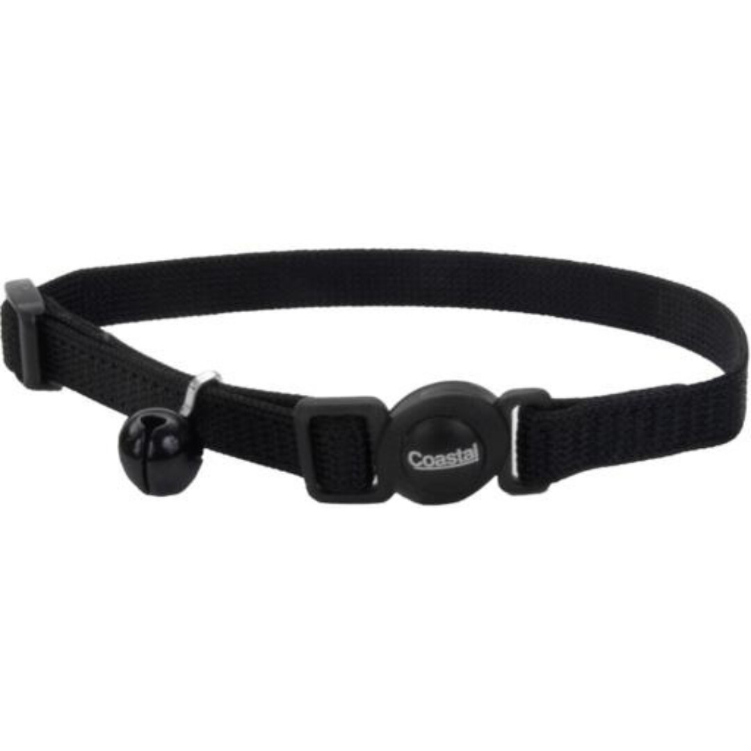 SAFE CAT COLLAR BLACK BREAKAWAY COSTAL
