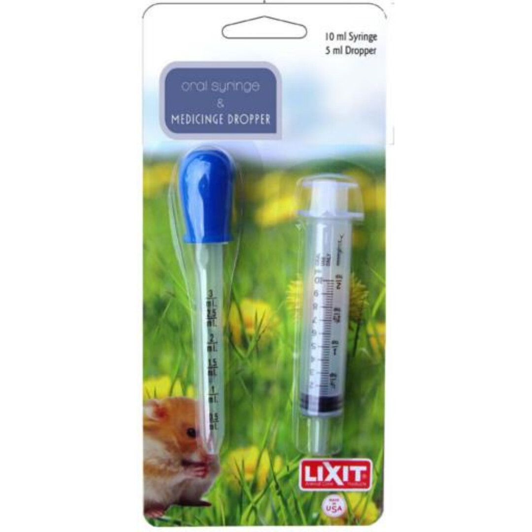 HAND FEEDING SYRINGE &amp; DROPPER