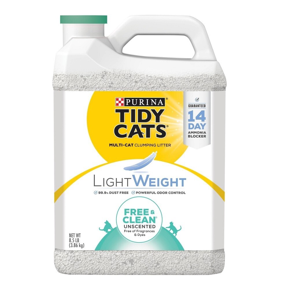 TIDY CATS LIGHTWEIGHT FREE &amp; CLEAN 8.5LB