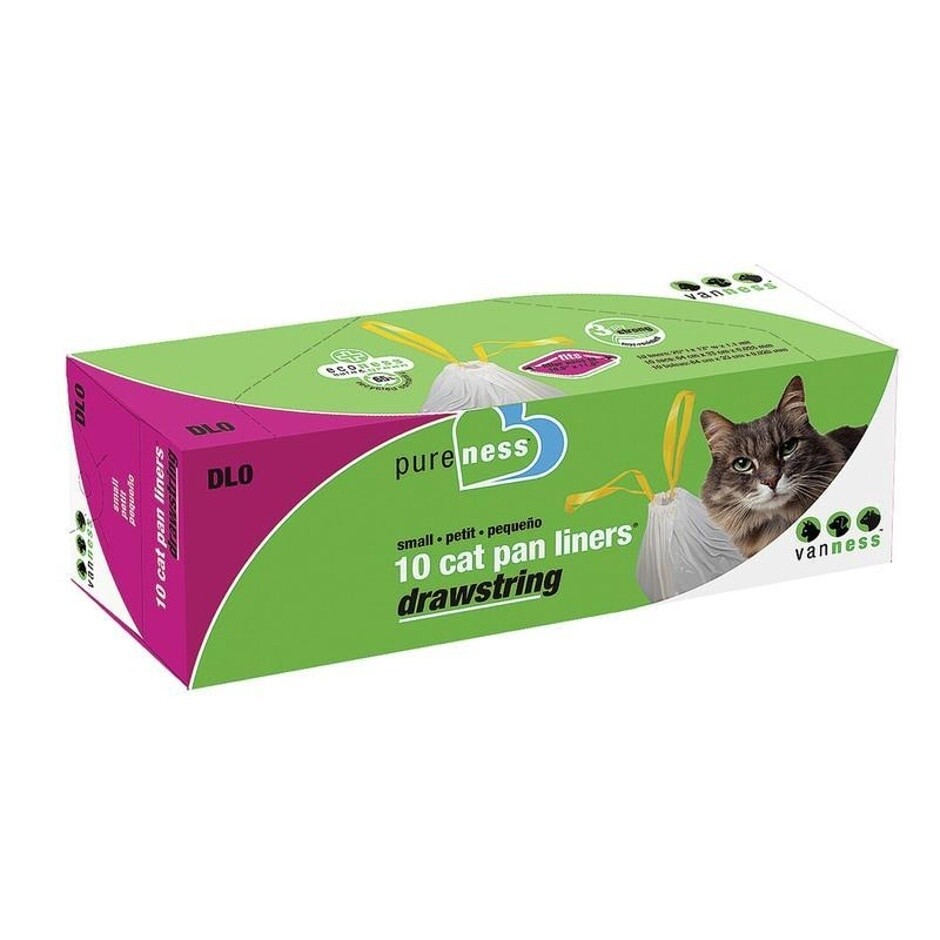 CAT PAN LINER IVORY MED 10CT