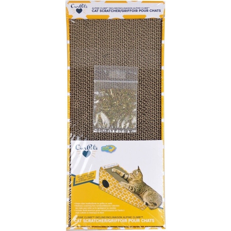 CAT SCRATCHER INCLINED COSMIC CATNIP