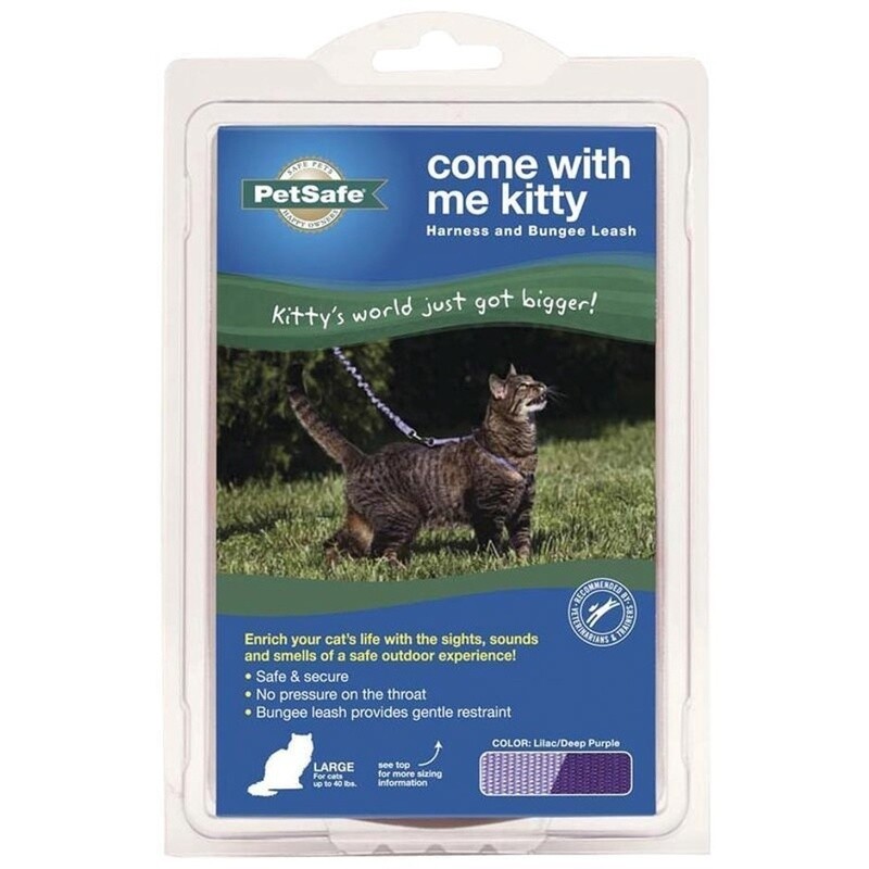 CAT HARNESS LARGE LILAC