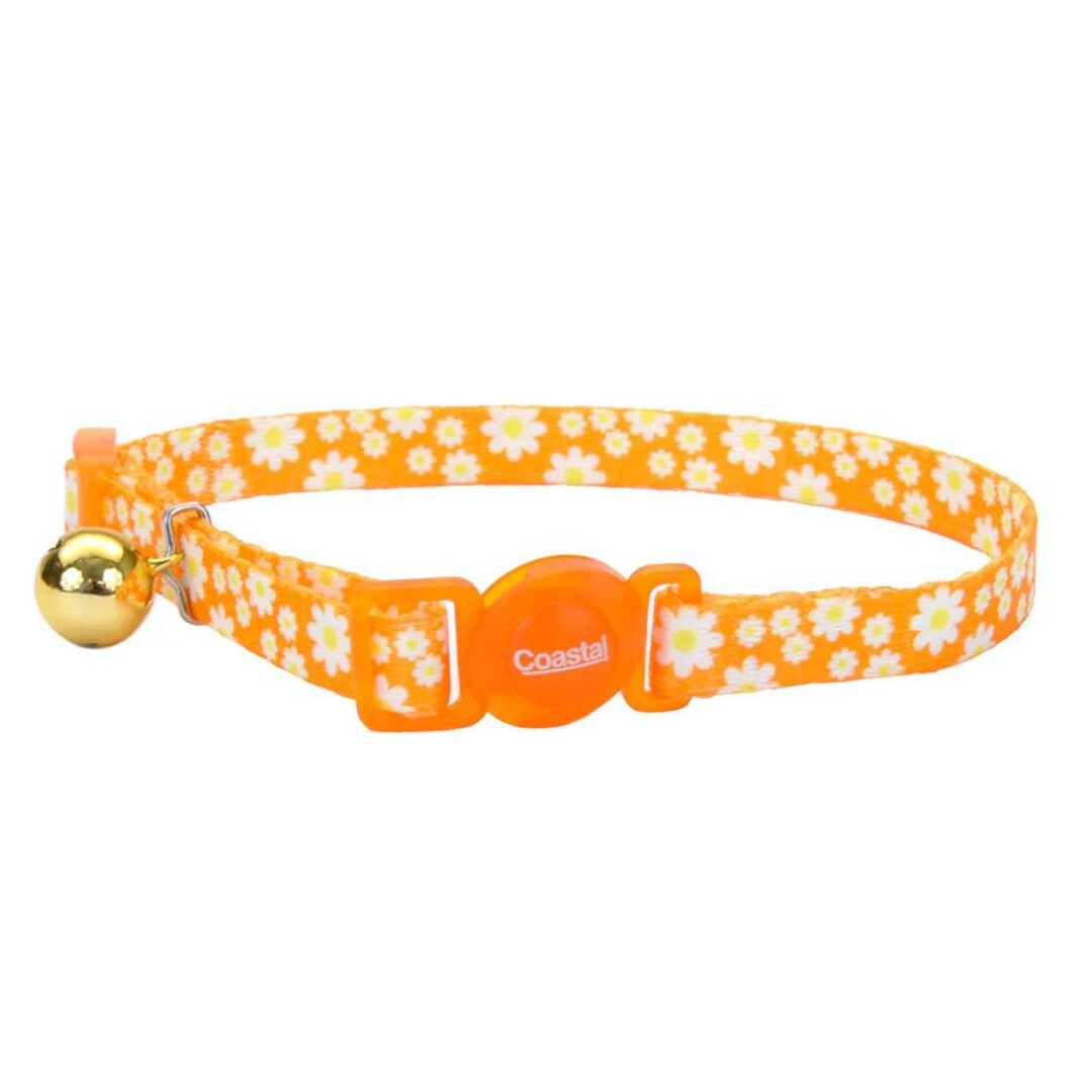 SAFE CAT COLLAR ORANGE DAISY