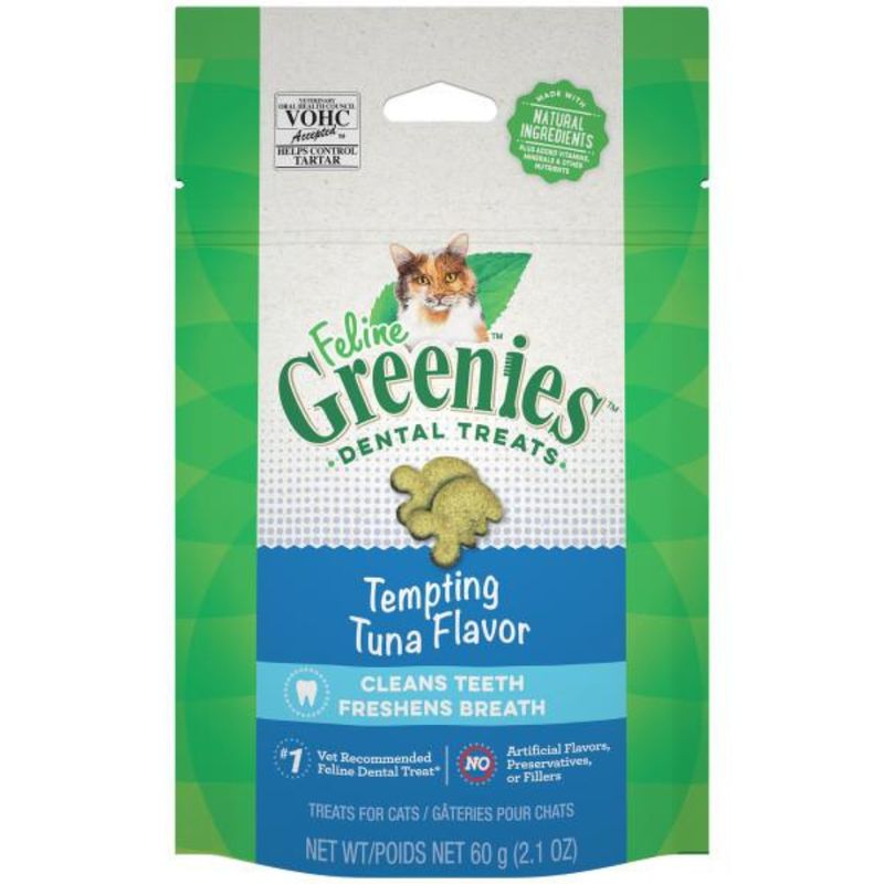 GREENIES FELINE DENTAL TUNA 2.1OZ