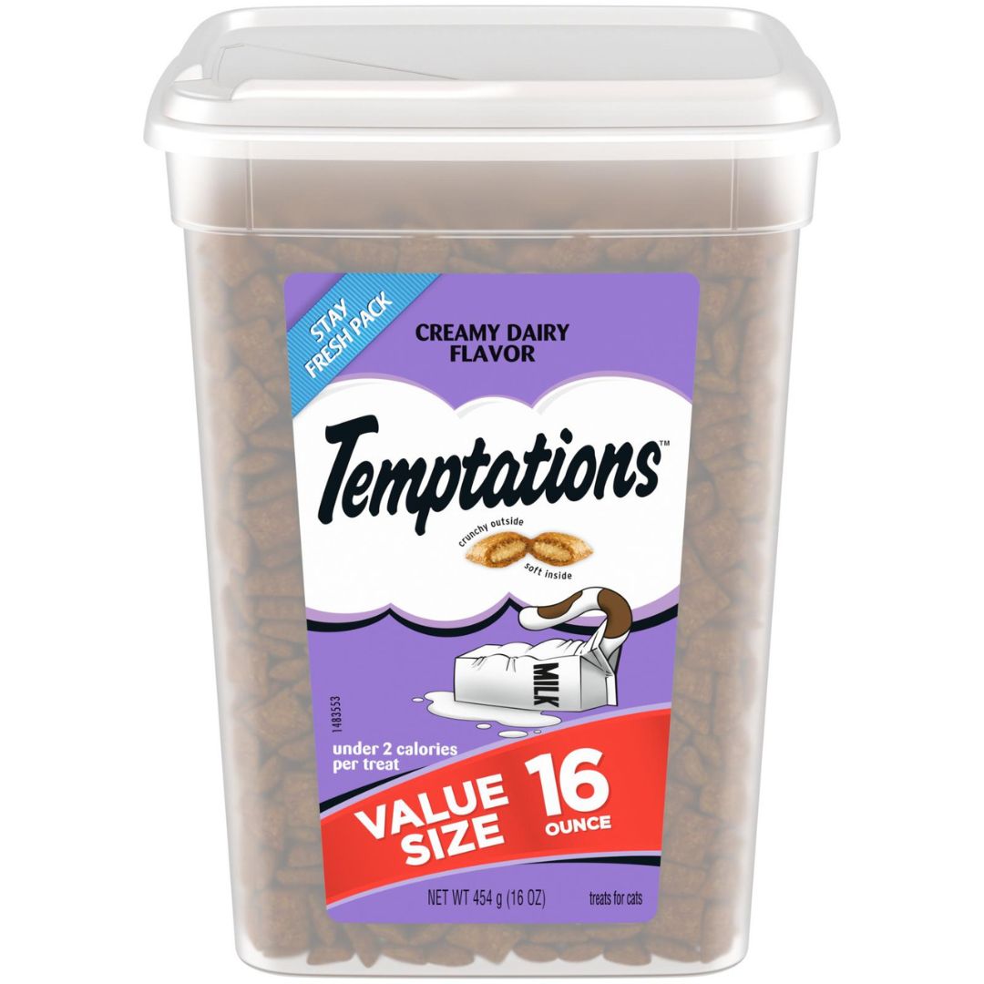 TEMPTATIONS DAIRY TREATS 16OZ