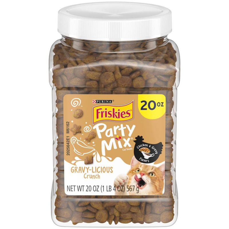 FRISKIES GRAVY-LICIOUS PARTY MIX TUB 20OZ