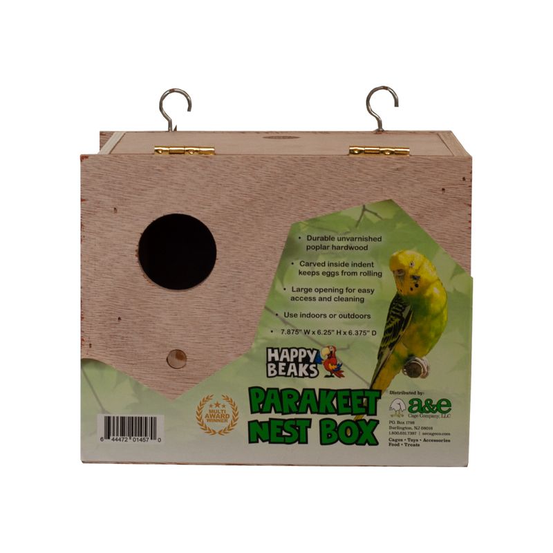 NEST BOX PARAKEET LONG
