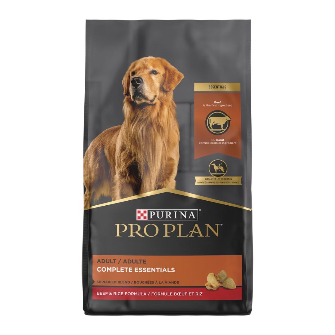 PRO PLAN DOG ADULT BEEF &amp; RICE SHREDDED 15LB
