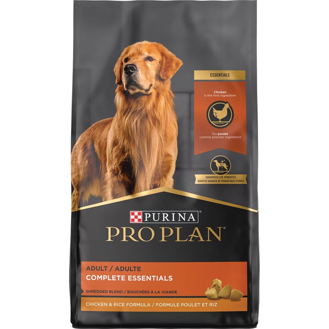 PRO PLAN DOG ADULT CHICKEN &amp; RICE SHREDDED 6LB