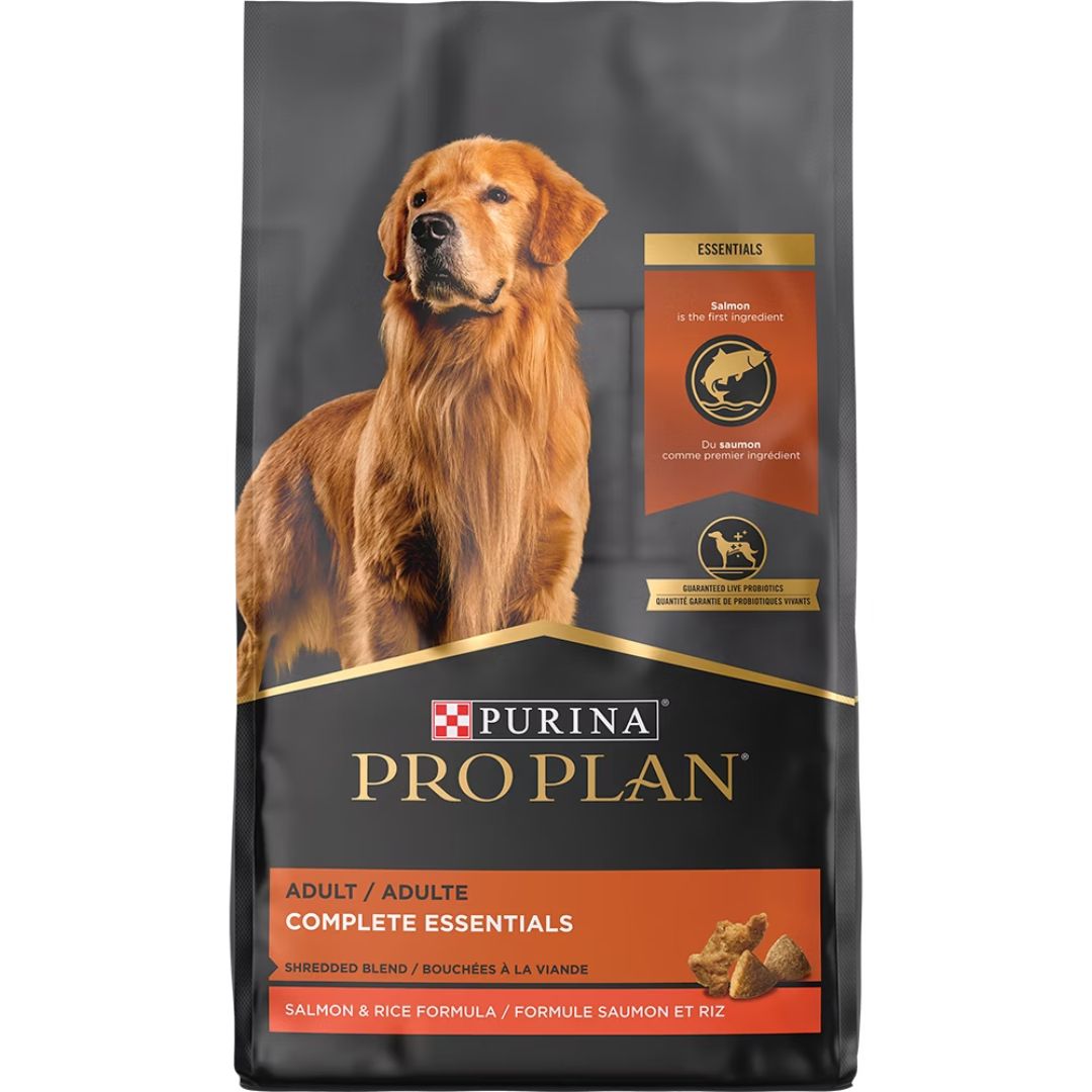 PRO PLAN DOG ADULT SALMON &amp; RICE SHREDDED 15LB