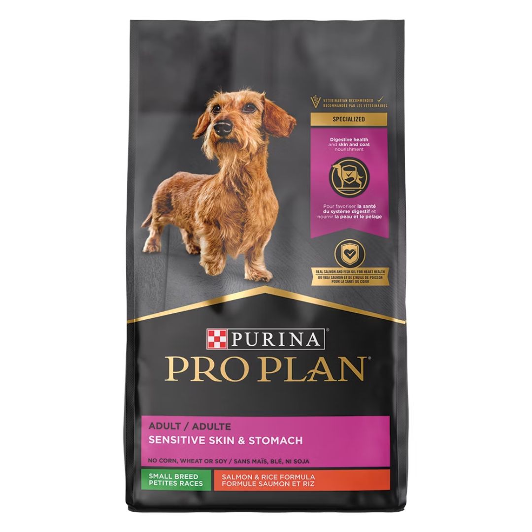 PRO PLAN DOG SMALL BREED SENSITIVE SKIN &amp; STOMACH SALMON &amp; RICE 16LB