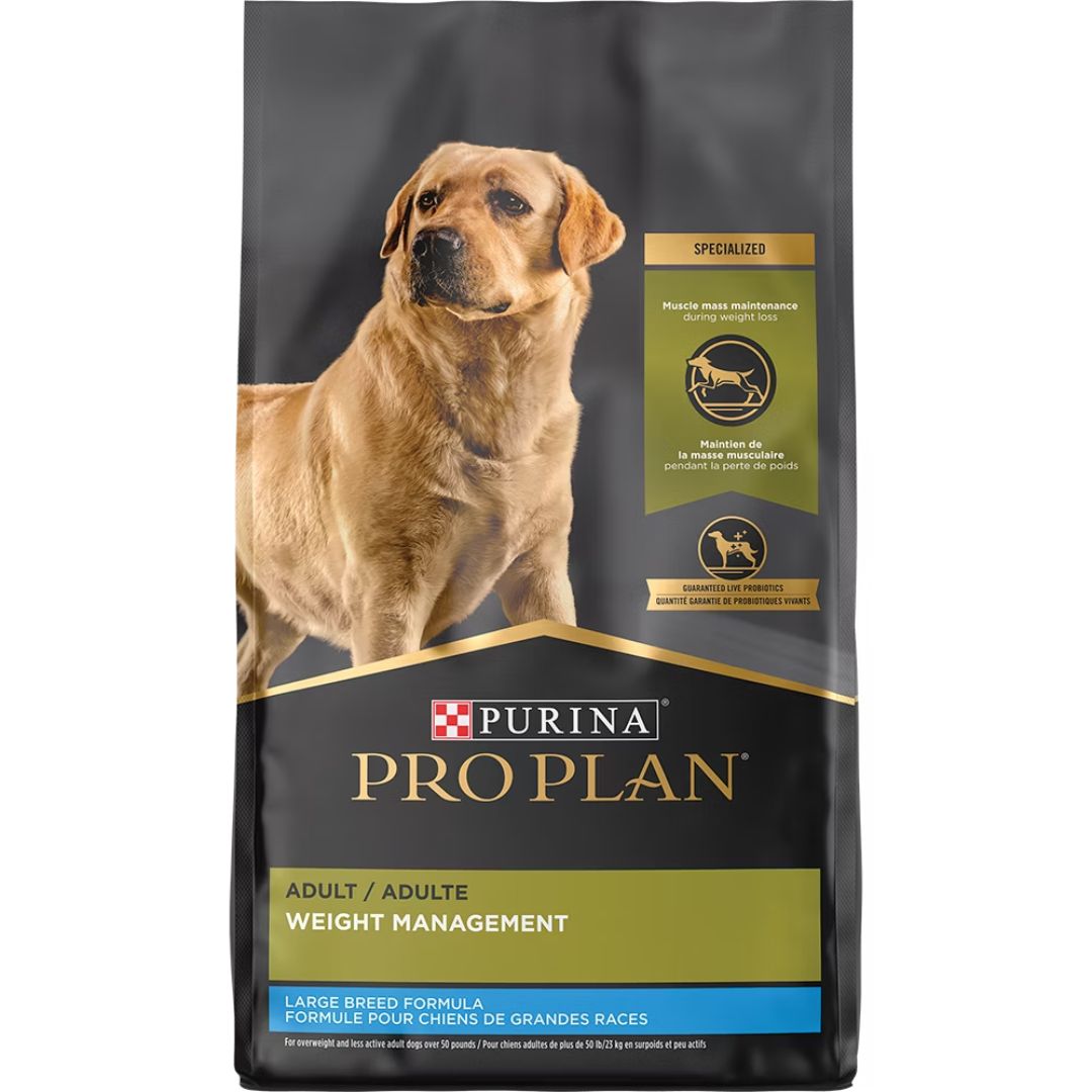 PRO PLAN DOG LARGE BREED WEIGHT MANAGEMENT 34LB
