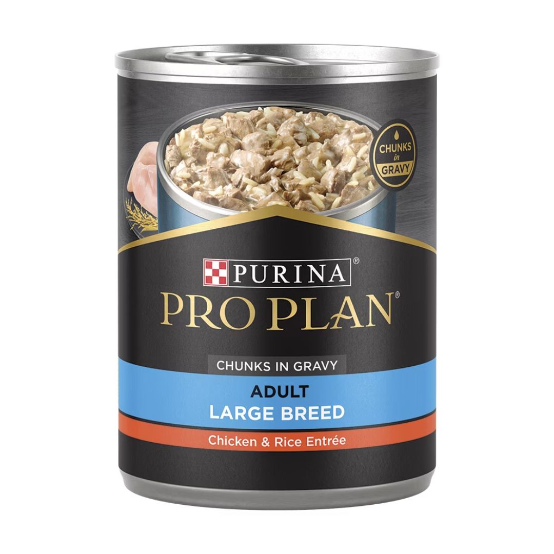 PRO PLAN DOG LARGE BREED ADULT CHICKEN &amp; RICE 13OZ