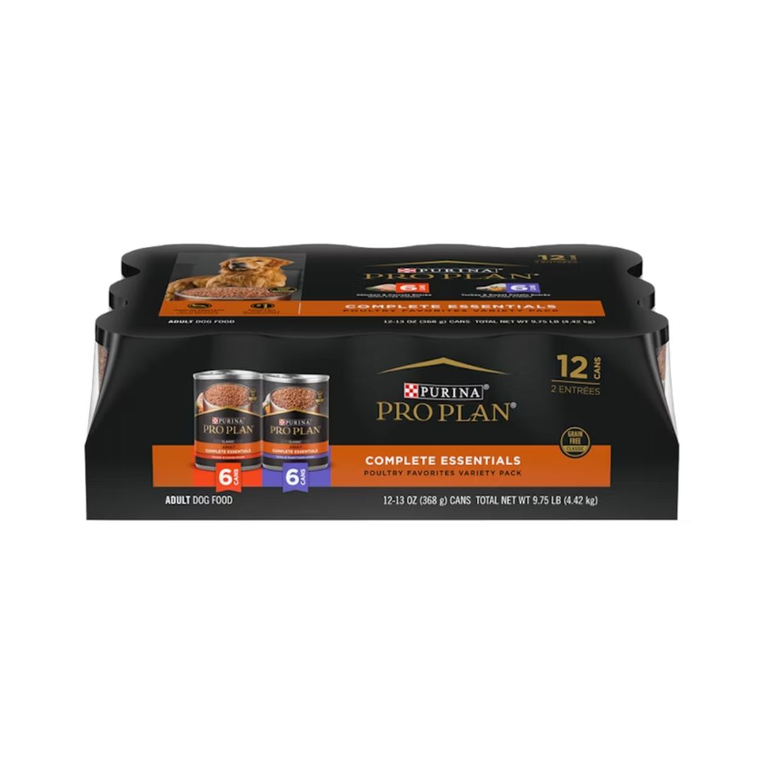 PRO PLAN DOG GRAIN FREE VARIETY PACK 12/13OZ