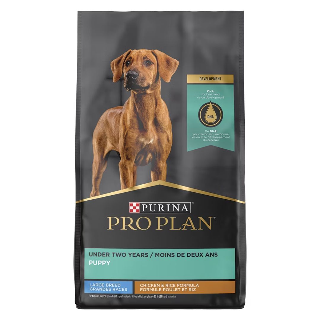 PRO PLAN PUPPY LARGE BREED CHICKEN &amp; RICE 18LB