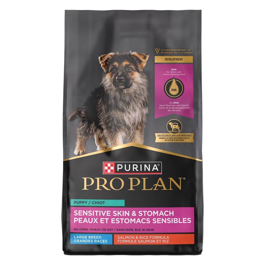 PRO PLAN PUPPY LARGE BREED SENSITIVE SKIN &amp; STOMACH 24LB