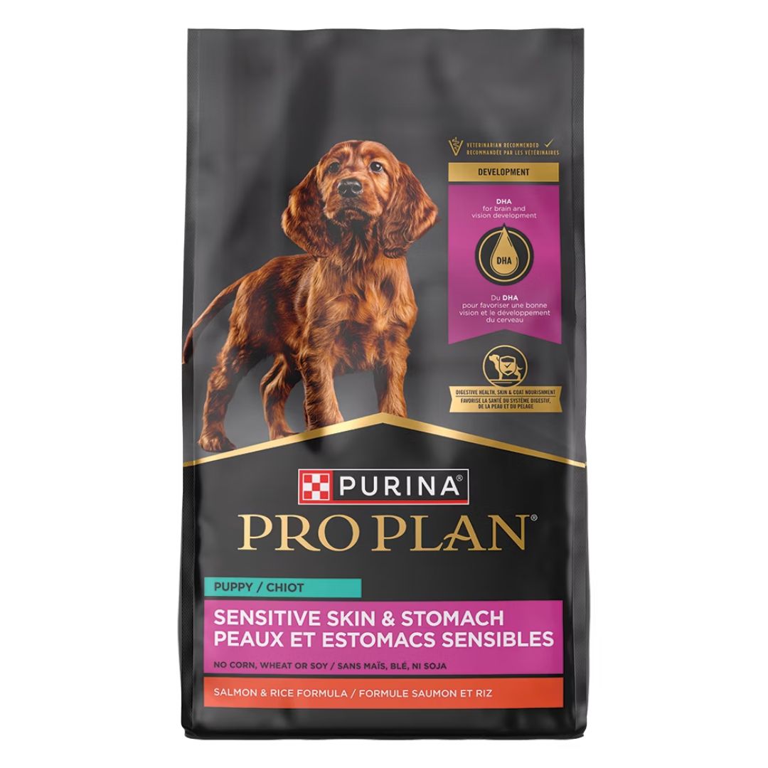 PRO PLAN PUPPY SENSITIVE SKIN &amp; STOMACH SALMON &amp; RICE 4LB