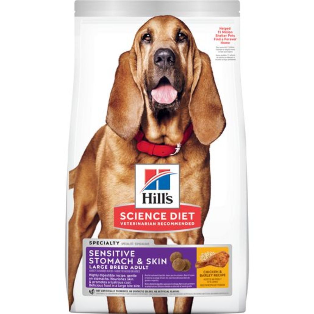SCIENCE DIET DOG SENSITIVE SKIN &amp; STOMACH LARGE BREED ADULT 30LB