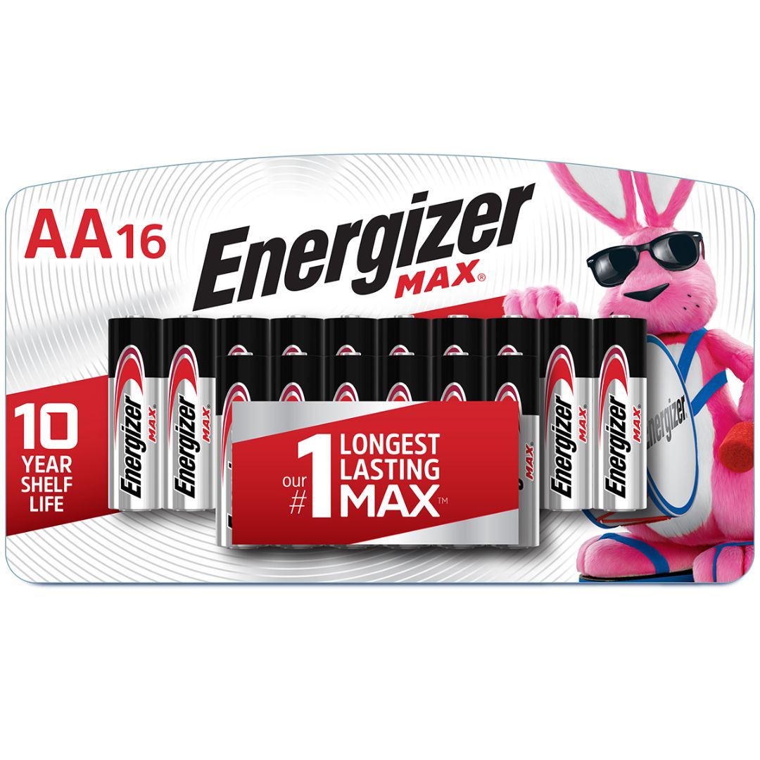 ENERGIZER AA ALKALINE BATTERY 16PK