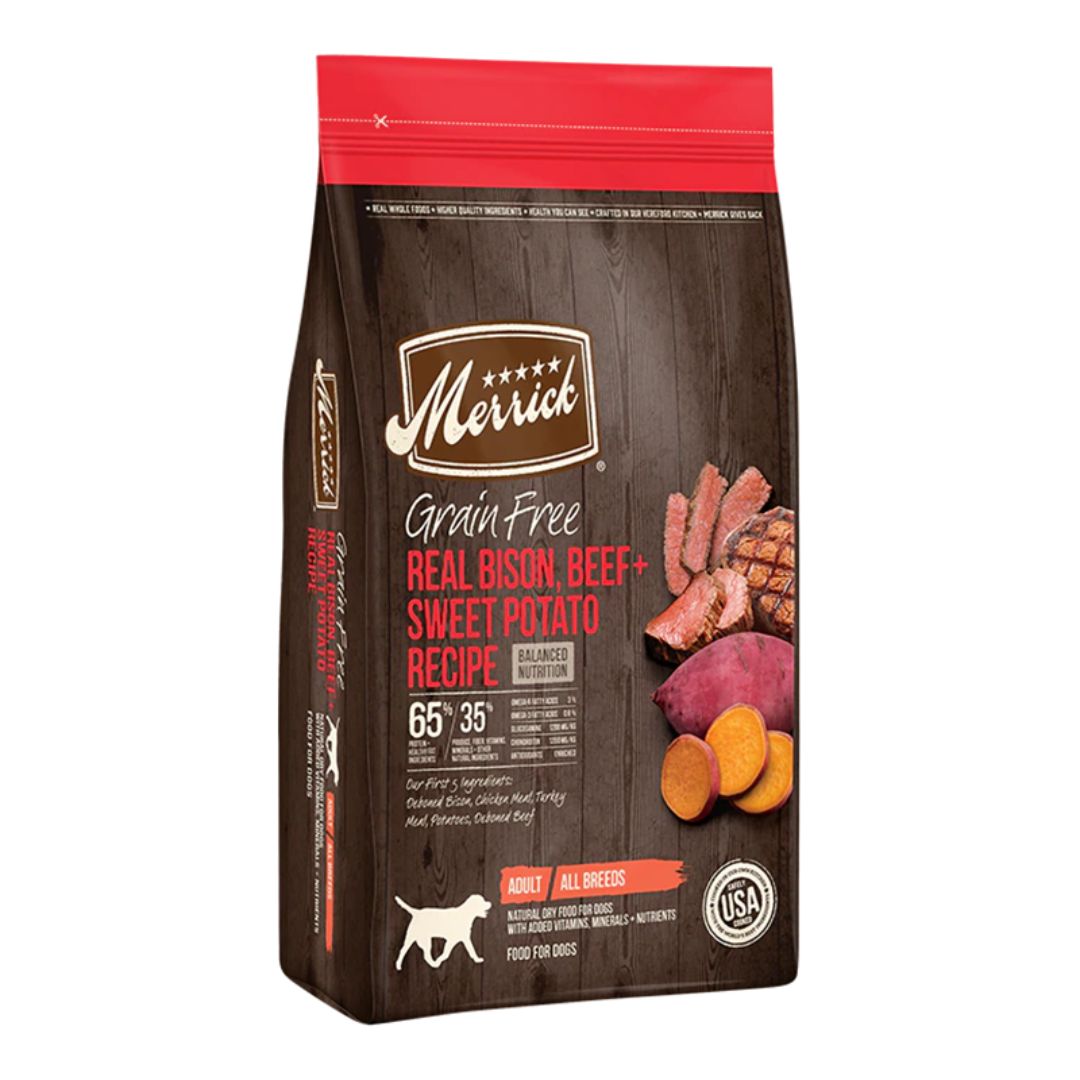 MERRICK BISON, BEEF &amp; SWEET POTATO 4LB