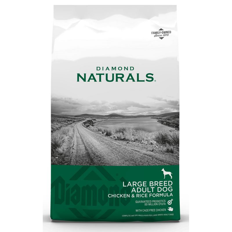 DIAMOND NATURALS LARGE BREED CHICKEN &amp; RICE 40LB