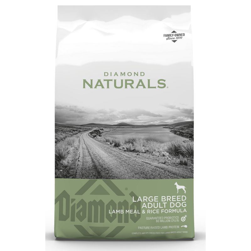 DIAMOND NATURALS LARGE BREED LAMB &amp; RICE 40LB