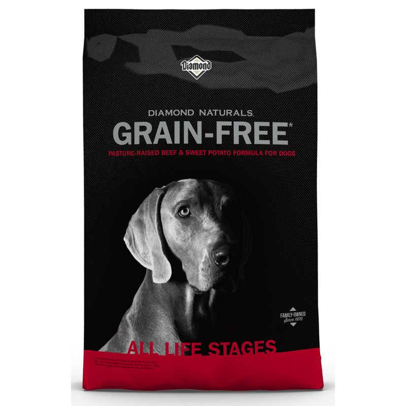 DIAMOND NATURALS GRAIN FREE BEEF &amp; SWEET POTATO 28LB