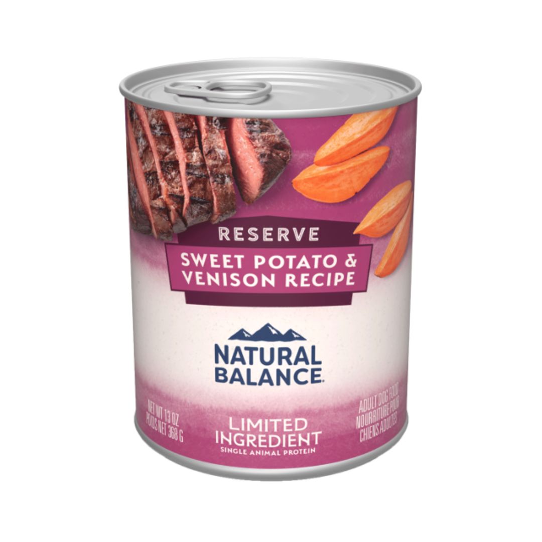 NATURAL BALANCE SWEET POTATO &amp; VENISON 13OZ