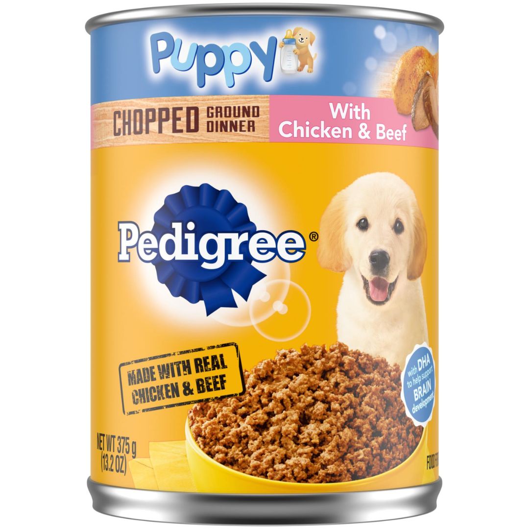 PEDIGREE PUPPY CHICKEN &amp; BEEF 13.2OZ