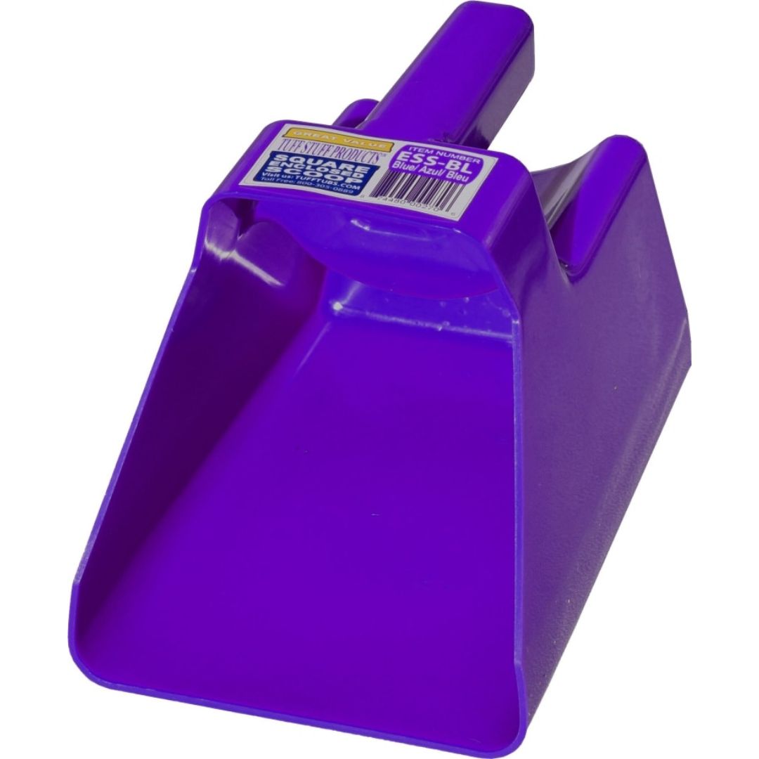 FEED SCOOP ENCLOSED SQUARE PURPLE