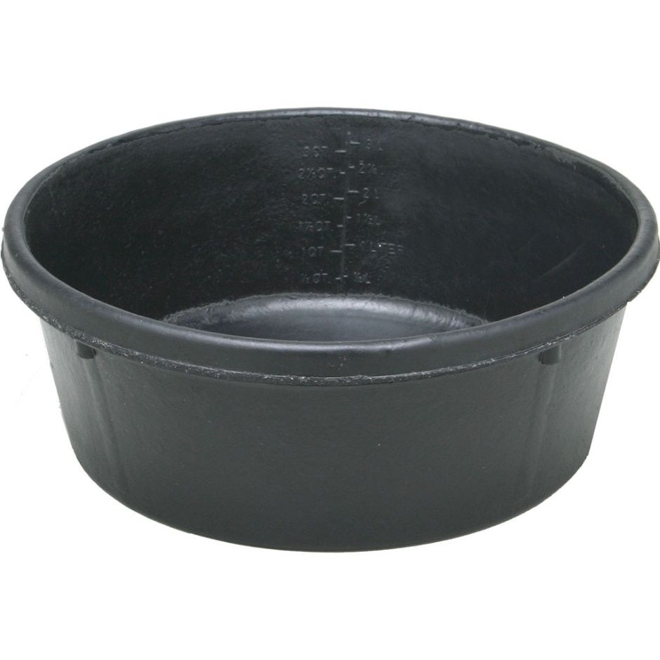 FEED PAN RUBBER BLACK 4QT CR-40