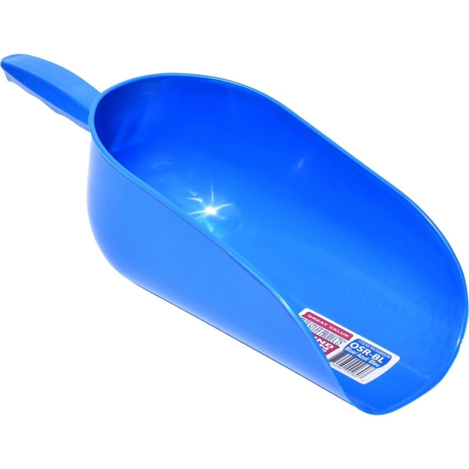 FEED SCOOP ROUND BLUE