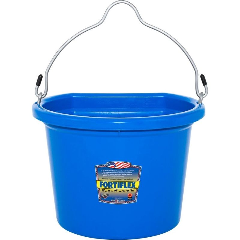 BUCKET FLATBACK 8QT BLUE