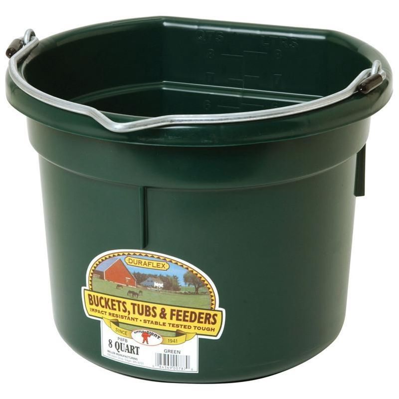 BUCKET FLATBACK 8QT HUNTER GREEN