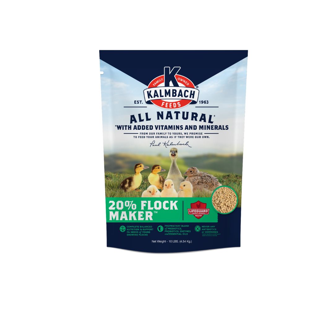 FLOCK MAKER 20% CRUMBLES 10LB