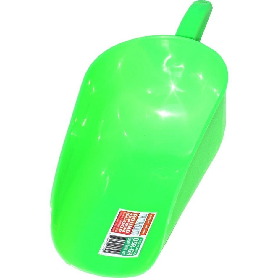 FEED SCOOP ROUND GREEN