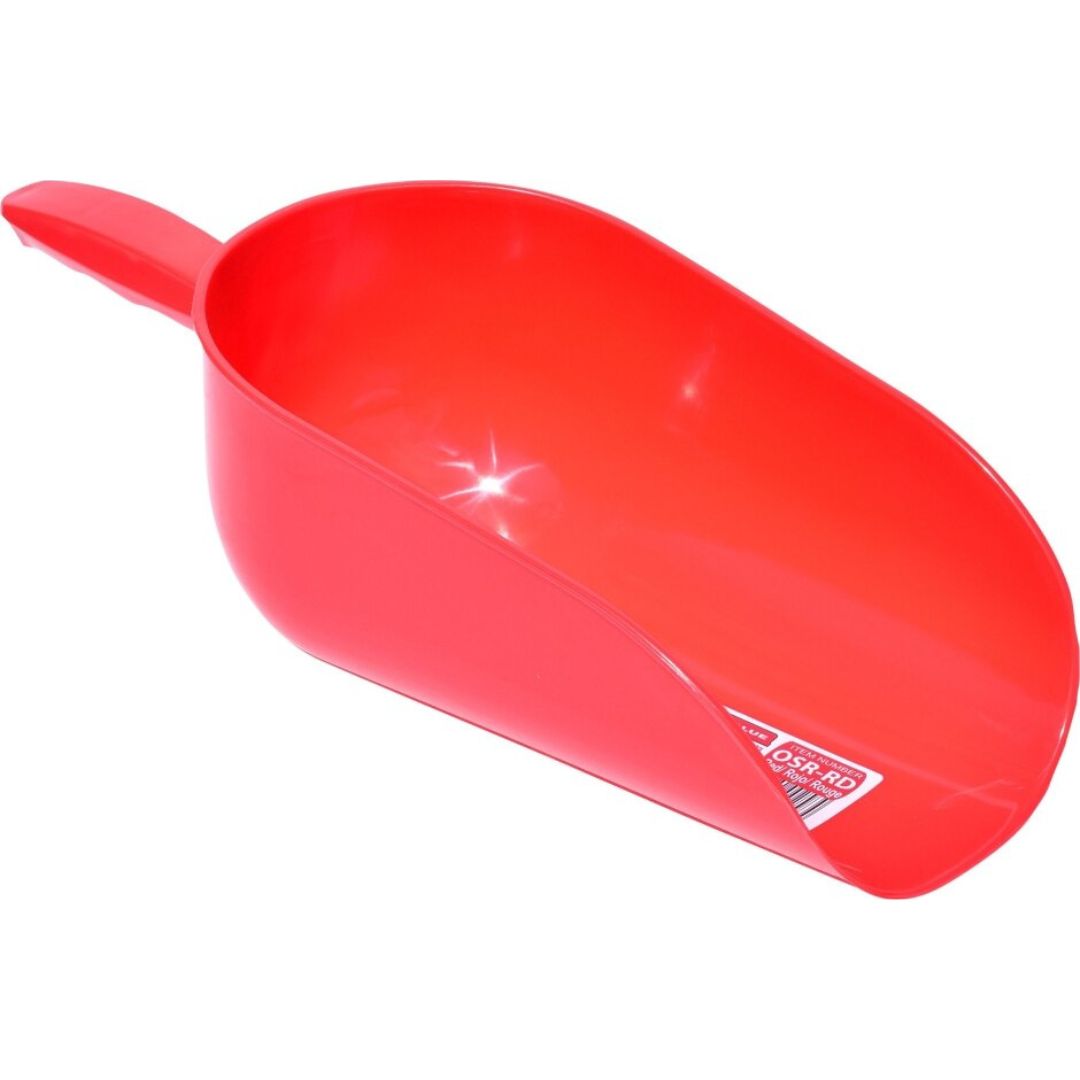 FEED SCOOP ROUND RED