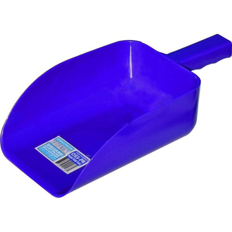 PLASTIC FEED SCOOP BLUE 5QT TUFF STUFF