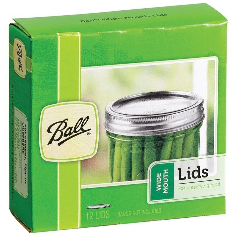 WIDE MOUTH LIDS 12PK