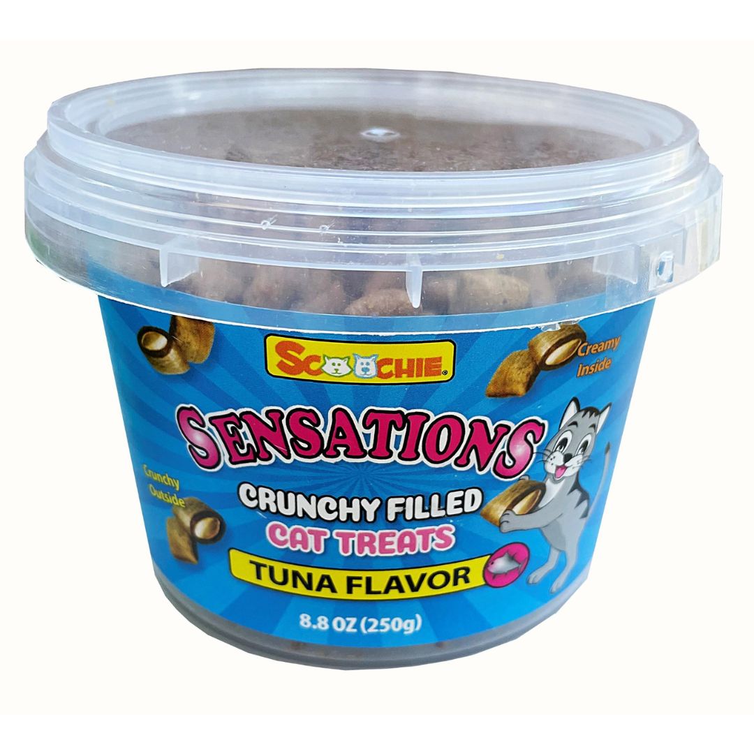 SCOOCHIE SENSATIONS CAT TREATS TUNA 8.8OZ
